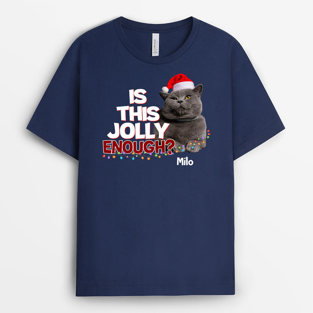 Personalised Is this Jolly Enough Dog T-Shirt