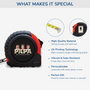 1717OUS3 personalized tape measure _ fathers day gift for dad 1717OKHB