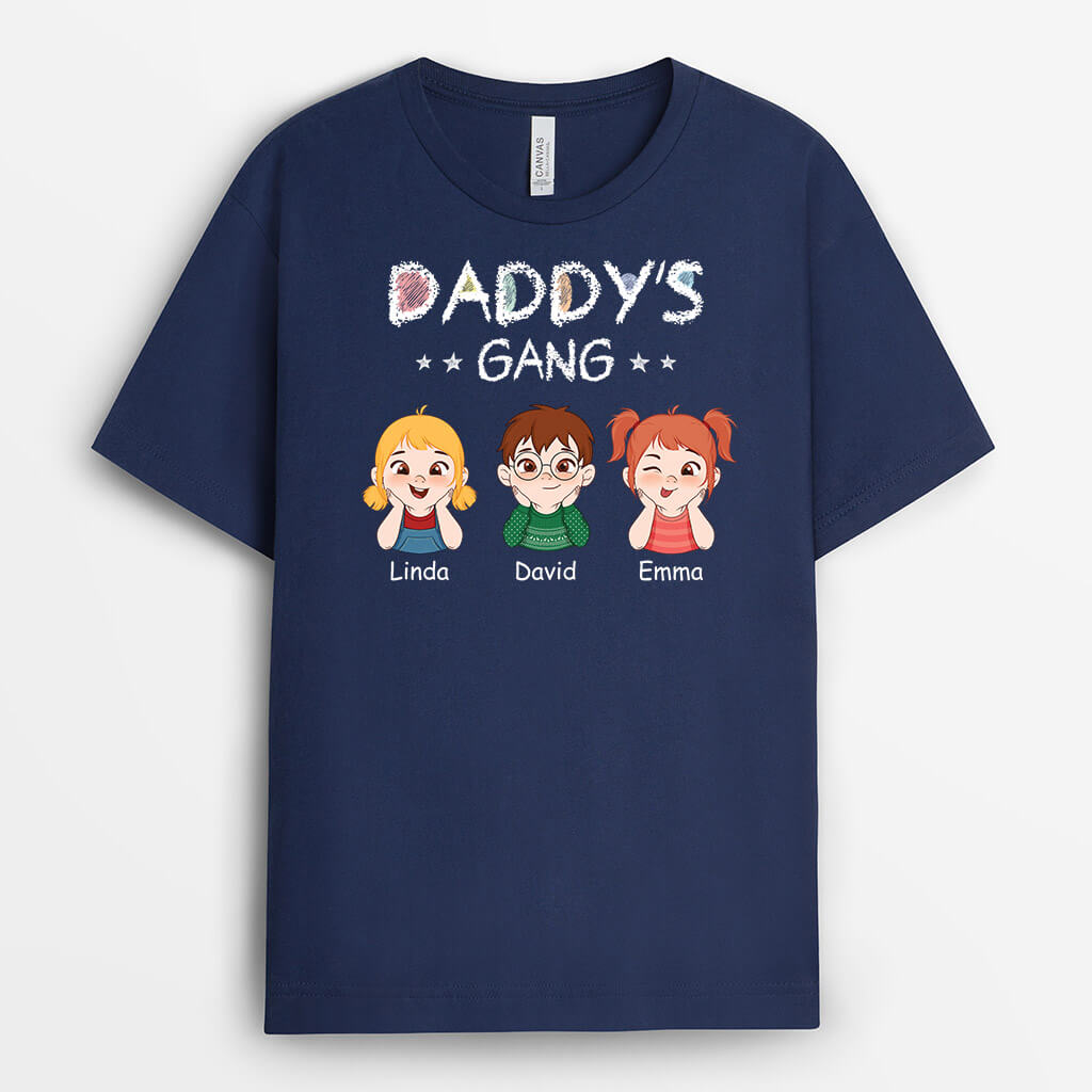 Personalised Daddy's Gang T-Shirt