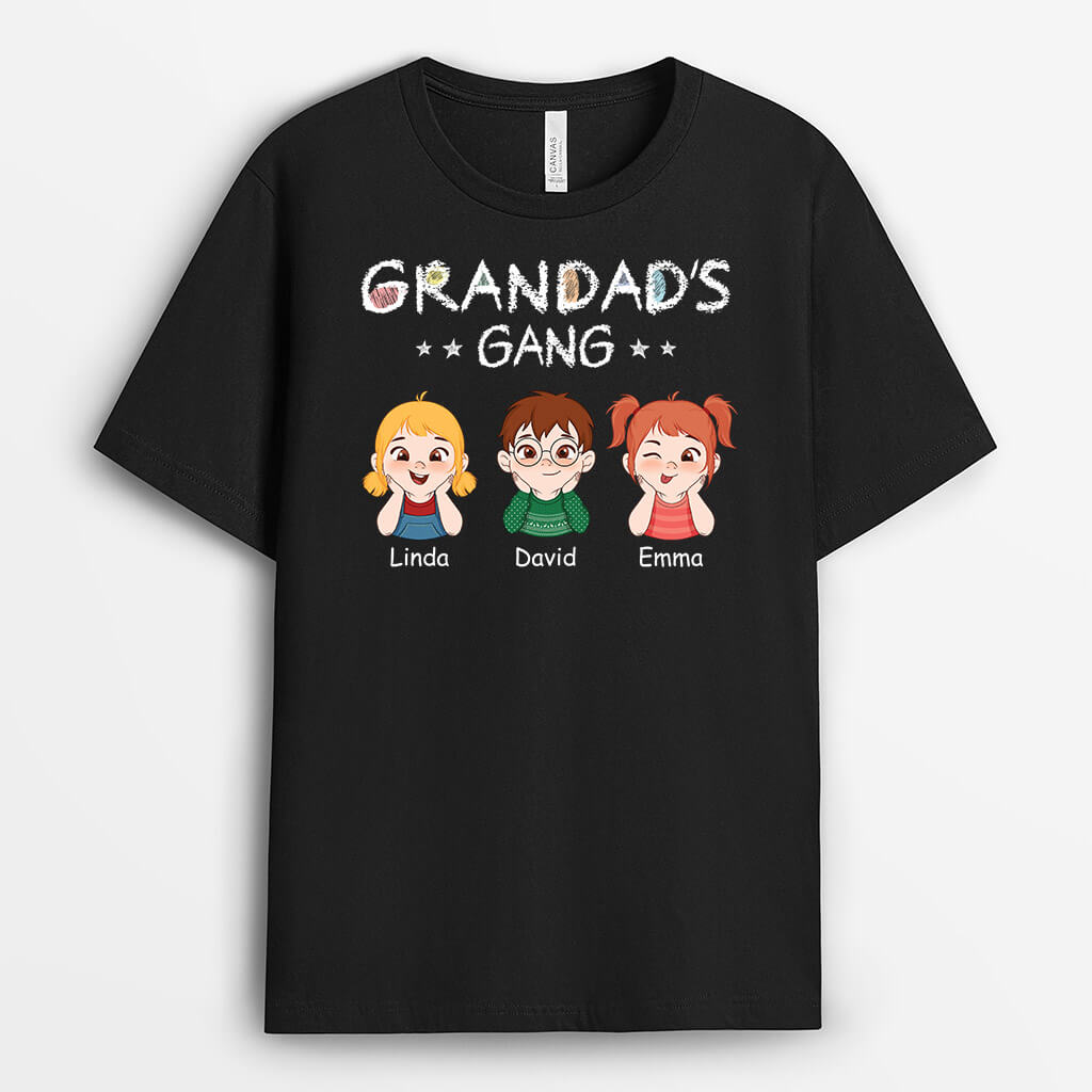 Personalised Daddy's Gang T-Shirt