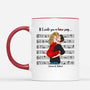 1745MUK2 personalised if i wrote a love song mug