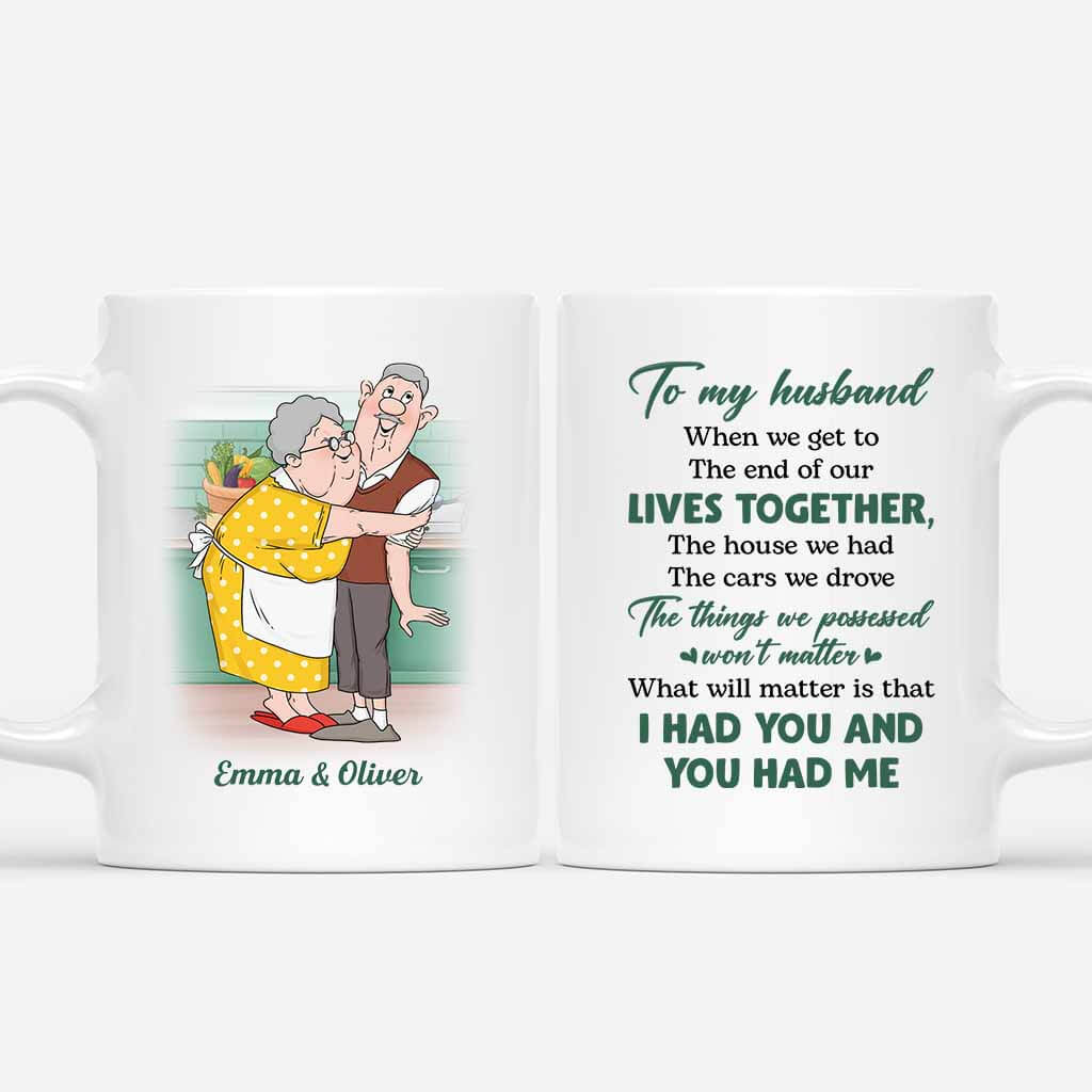 1797MUK1 personalised i had you and you had me mug