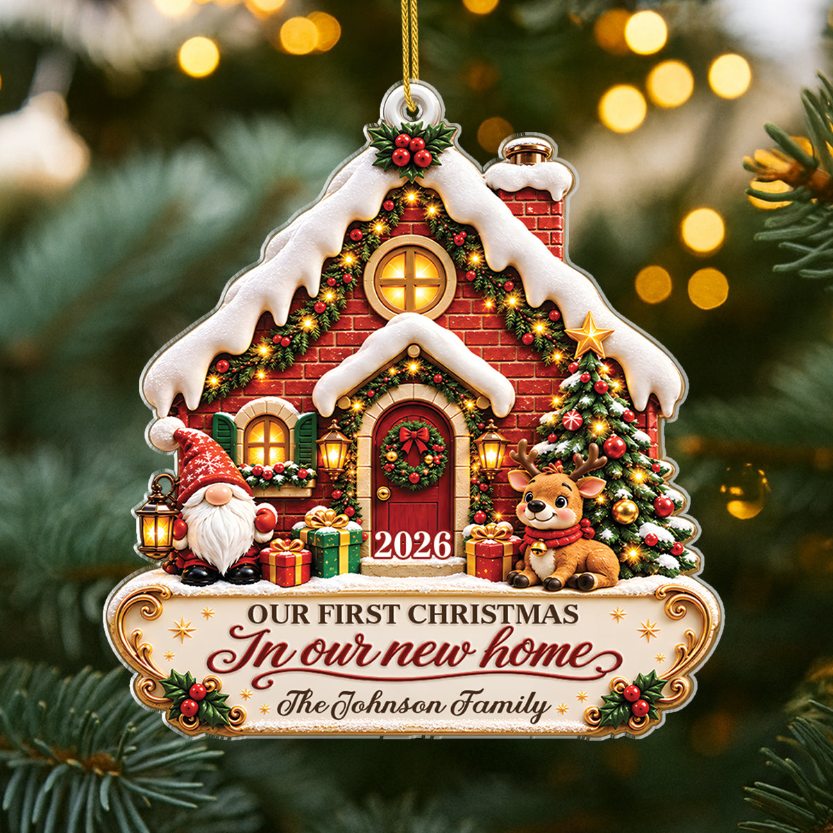 18196OT ProAcrylicOrnament CouUK RnDNone IdeTPham NicDTNew