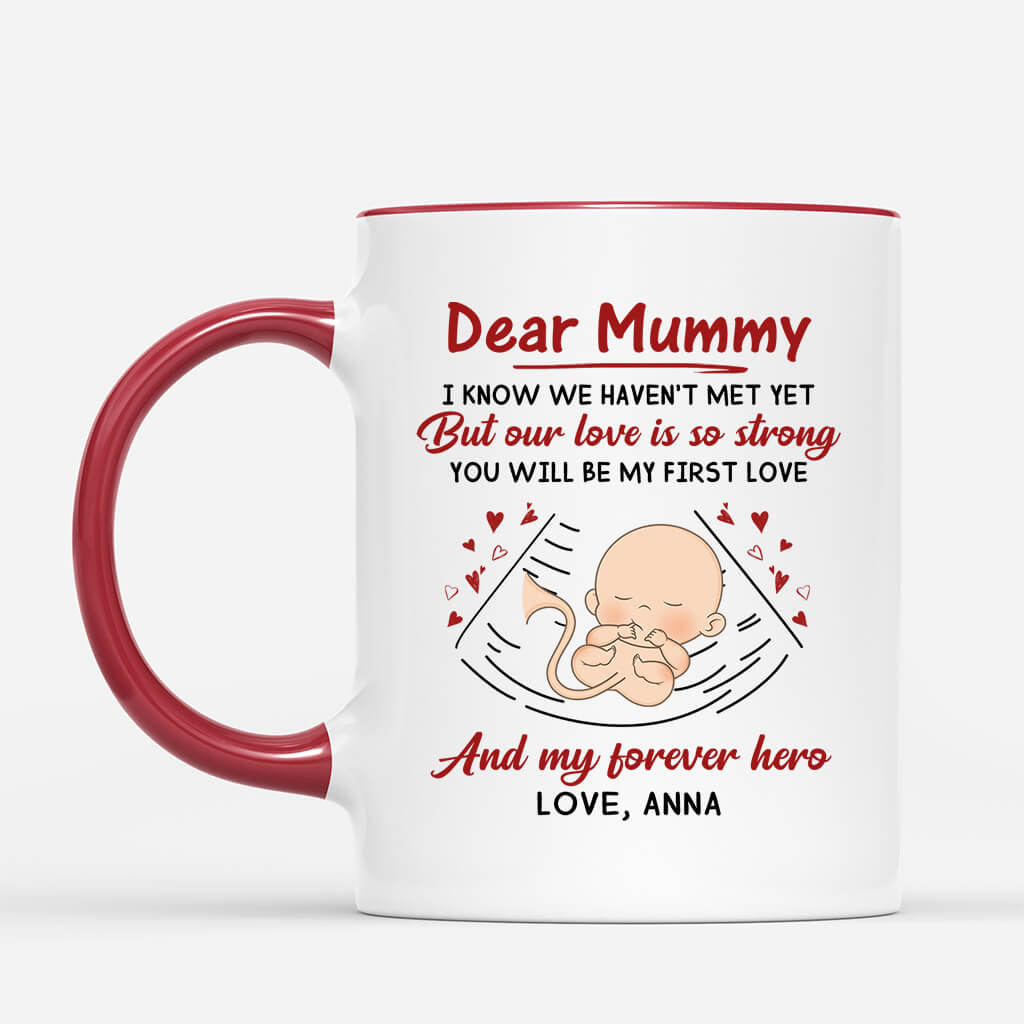 1837MUK2 personalised our love is so strong mummy mug