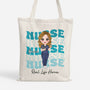 1844BUK1 personalised real life heroes tote bag