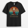 1845AUK1 personalised vintage teacher t shirt