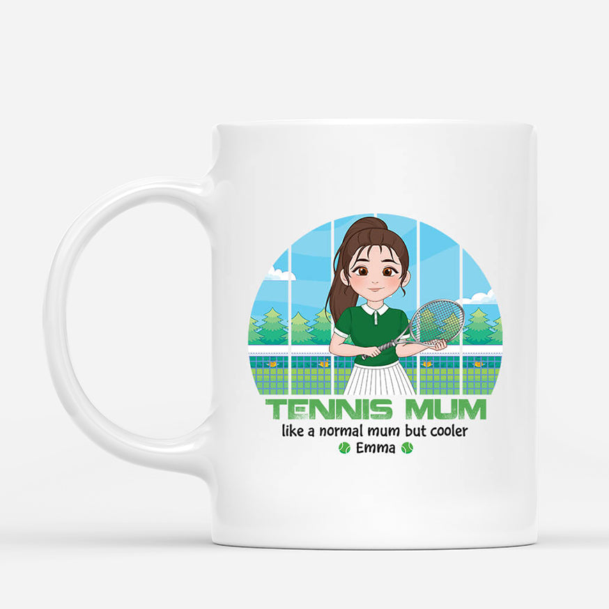 1848MUK1 personalised tennis mum normal mum but cooler mug_0c61d653 9bae 44f6 b48b bca2598d9bec