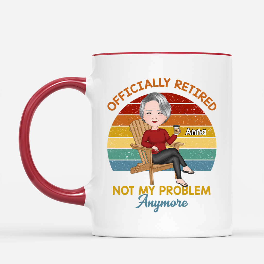 Personalised Retirement On Weekly Schedule Mug