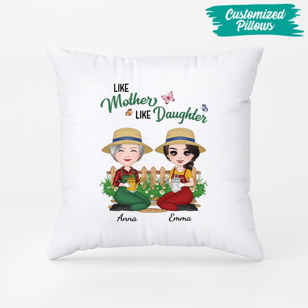 Personalised Just Like Mother Like Daughter Pillow
