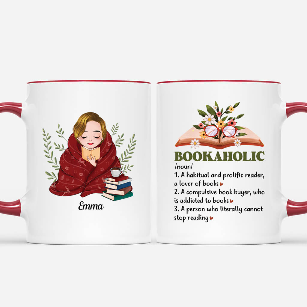 Personalised Most Bookaholic Mug