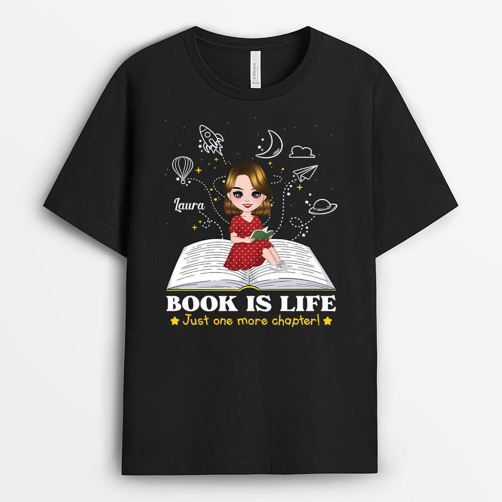 Personalised Book Is My Life T-Shirt