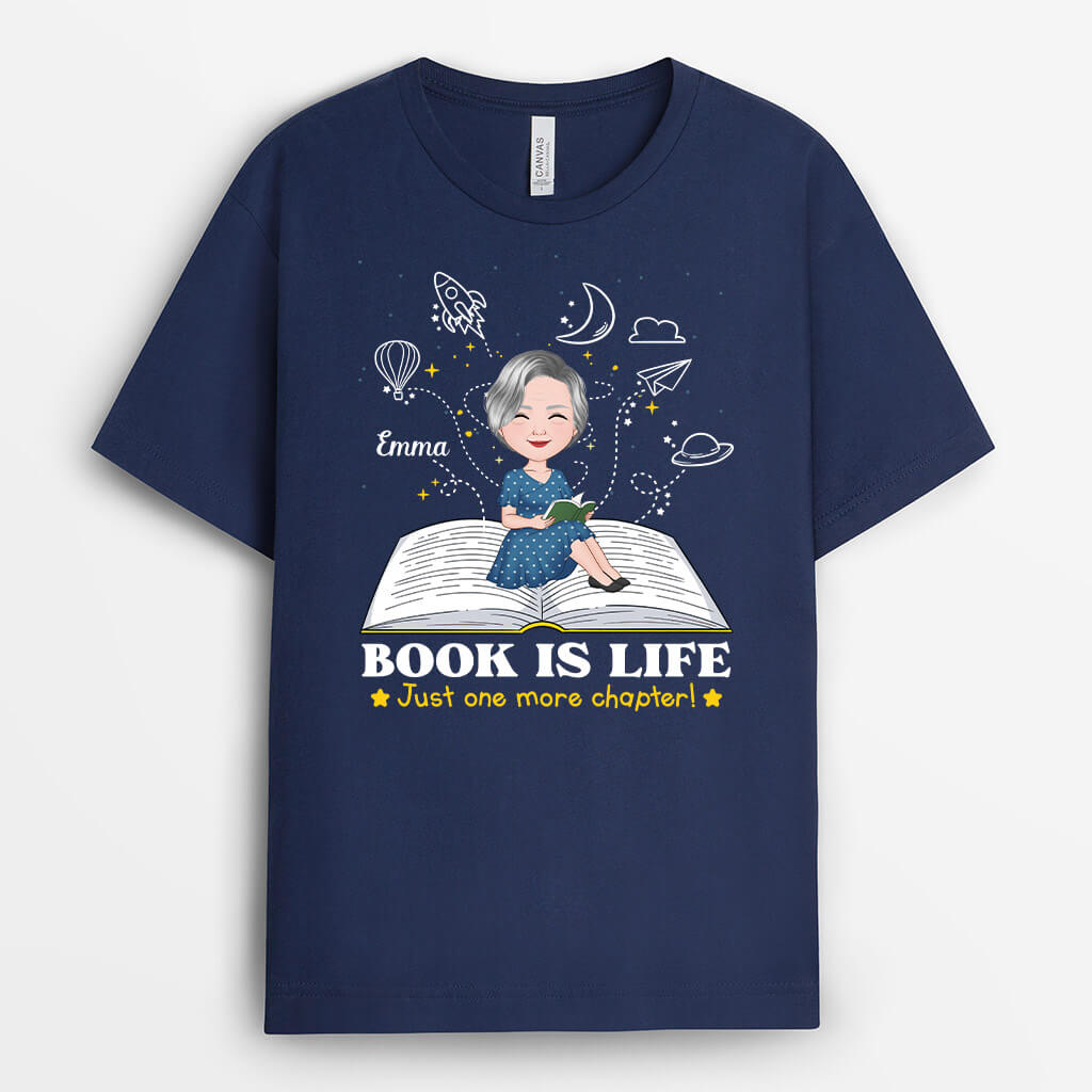 Personalised Book Is My Life T-Shirt