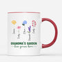 1887MUK3 personalised best mummys grandmas garden mug