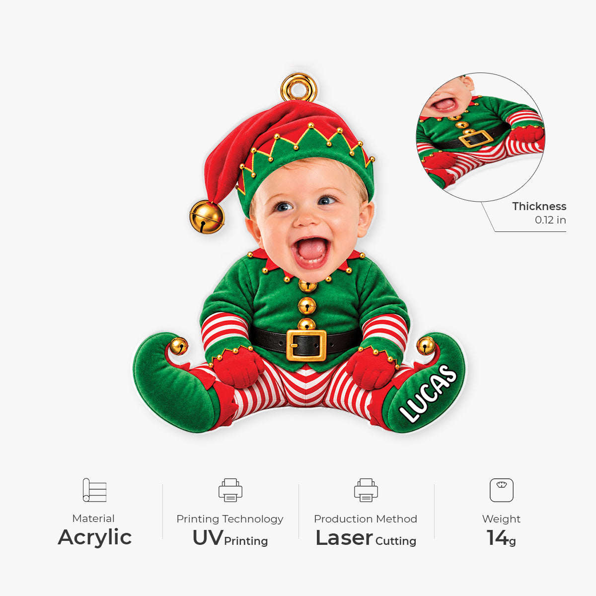 18880OT ProAcrylicOrnament CouUK RnDNone IdeTPham NicDTNew