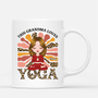 1889MUK1 personalised this mummy loves yoga mug