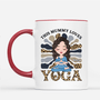 1889MUK2 personalised this mummy loves yoga mug