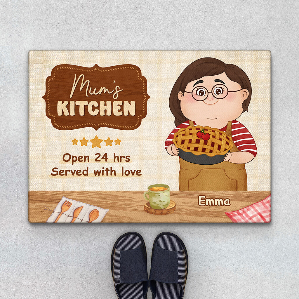 Personalised Mum's Kitchen Doormat