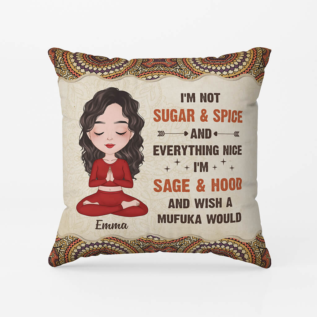 Personalised I'm Not Just Sugar And Spice Pillow