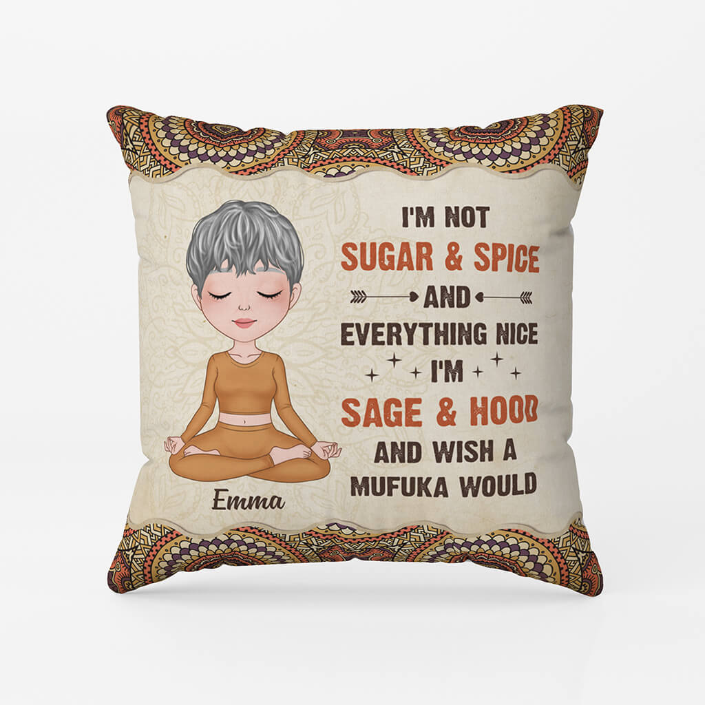 Personalised I'm Not Just Sugar And Spice Pillow