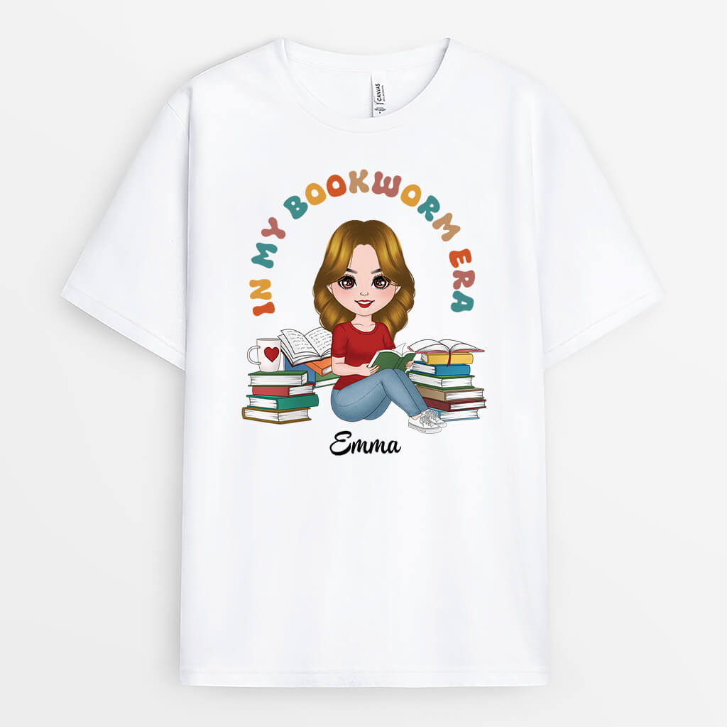 Personalised In My Bookworm Era T-shirt