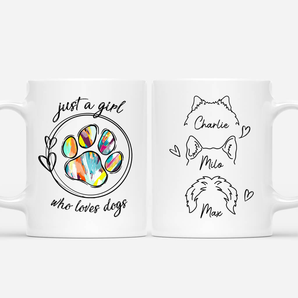 Personalised A Woman/Man Who Loves Dogs Mug
