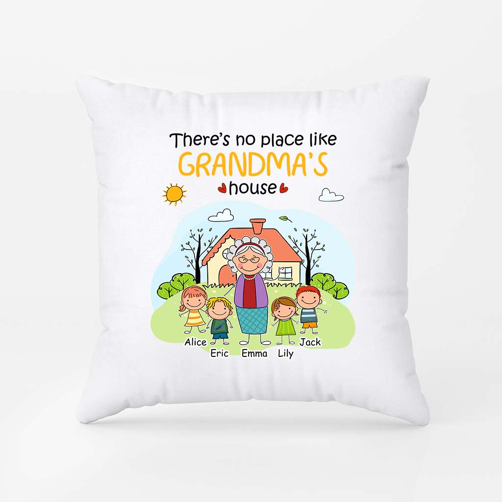 Personalised There's No Place like Grandma/Grandad/Mama/Papa's House Pillow