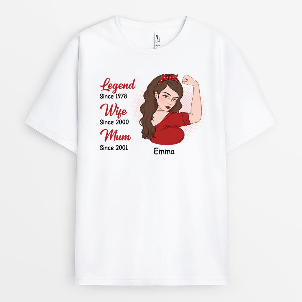 Personalised Legend Mama T-shirt