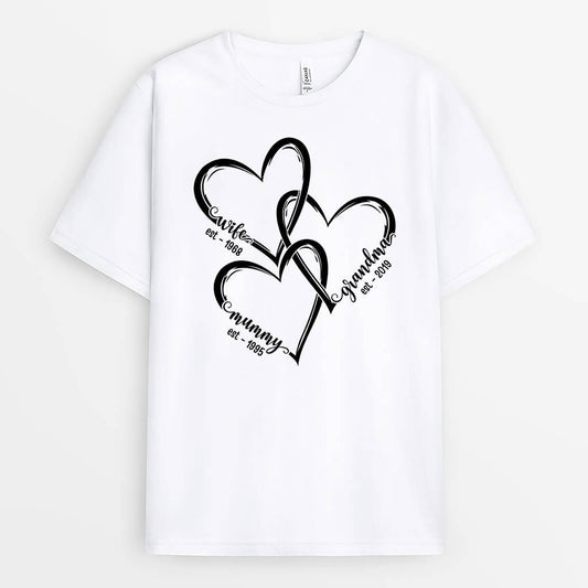 1943AUK2 personalised mummy wife grandma with heart t shirt_b2e08f10 203b 4fdb 9e06 13729ad5837d