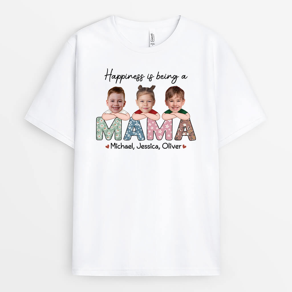 Personalised Happiness Is Being A Mum/Grandma T-shirt