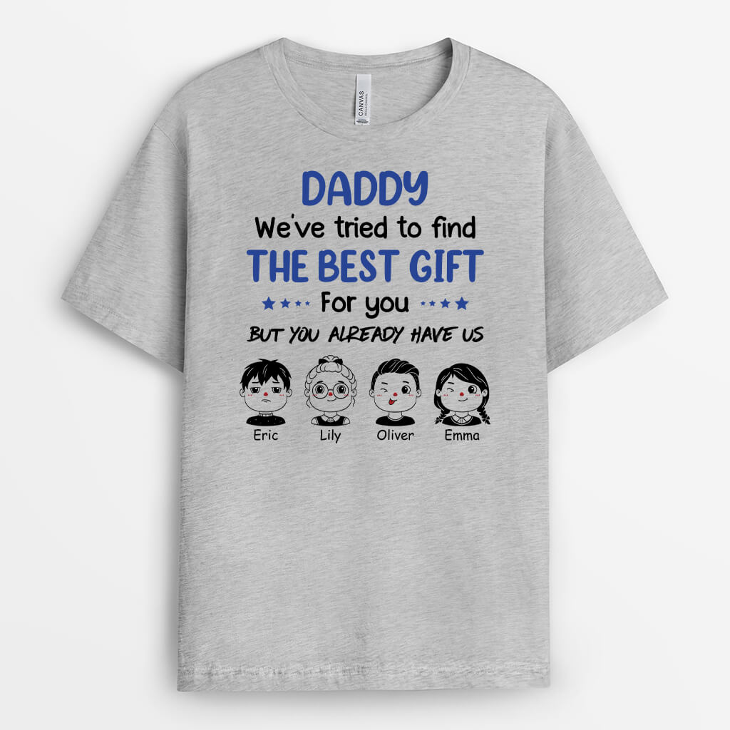 1966AUK2 personalised weve tried to find the best gift for mummy t shirt_9aa7aeb6 0263 4288 a8ce 1578be6f3577