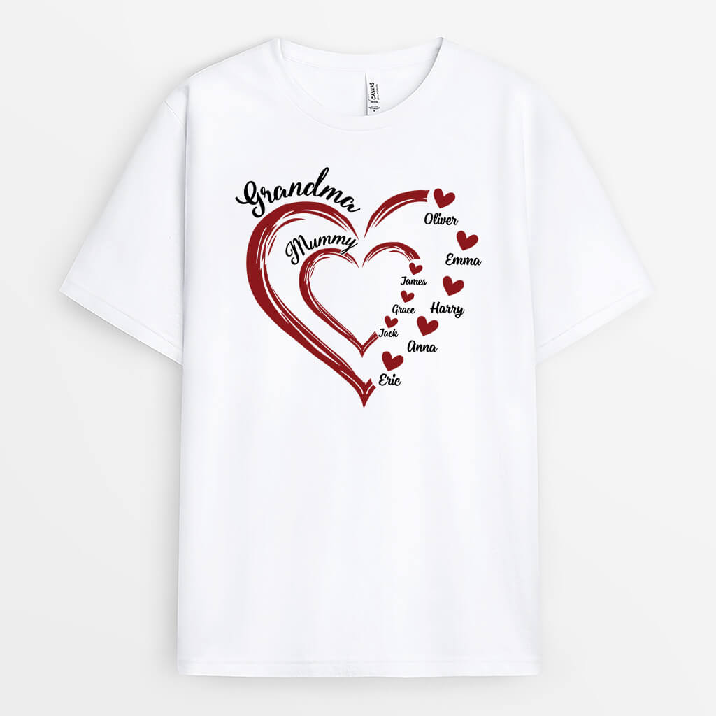 Personalised Grandma/Mum T-shirt