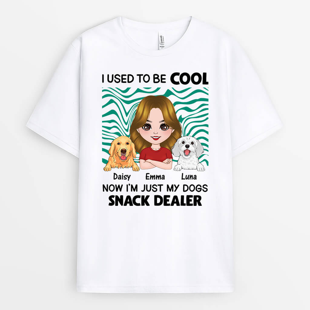 Personalised I Used To Be Cool Now I'm My Dogs' Snack Dealer