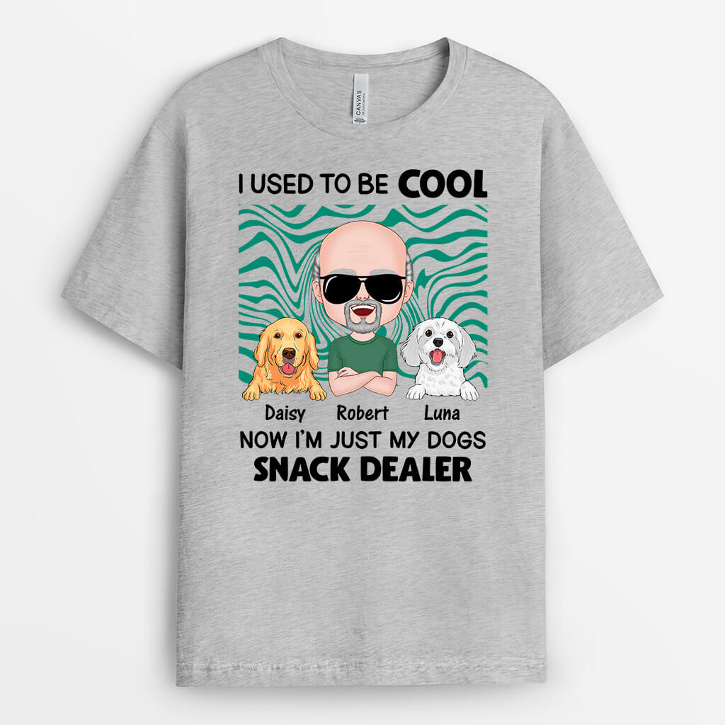 Personalised I Used To Be Cool Now I'm My Dogs' Snack Dealer