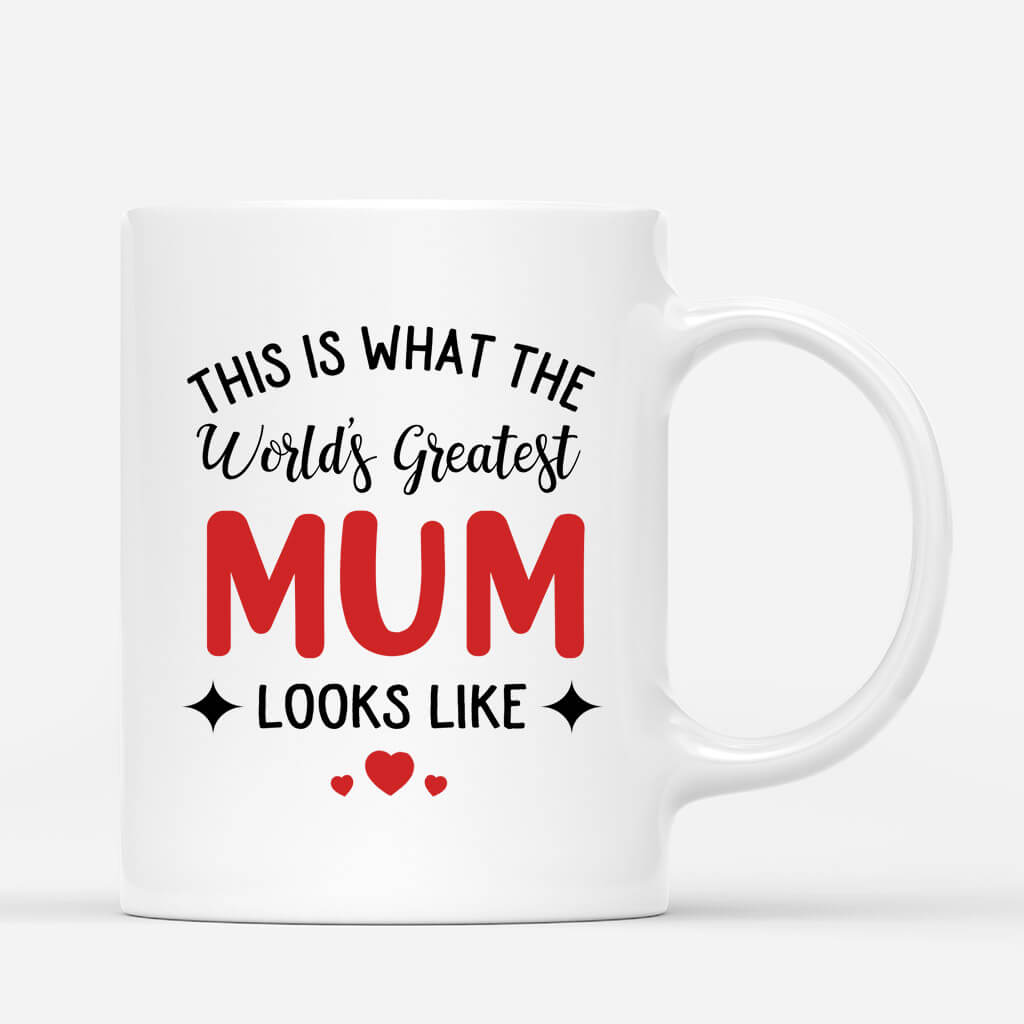 Personalised Best Mum Looks Like Mug