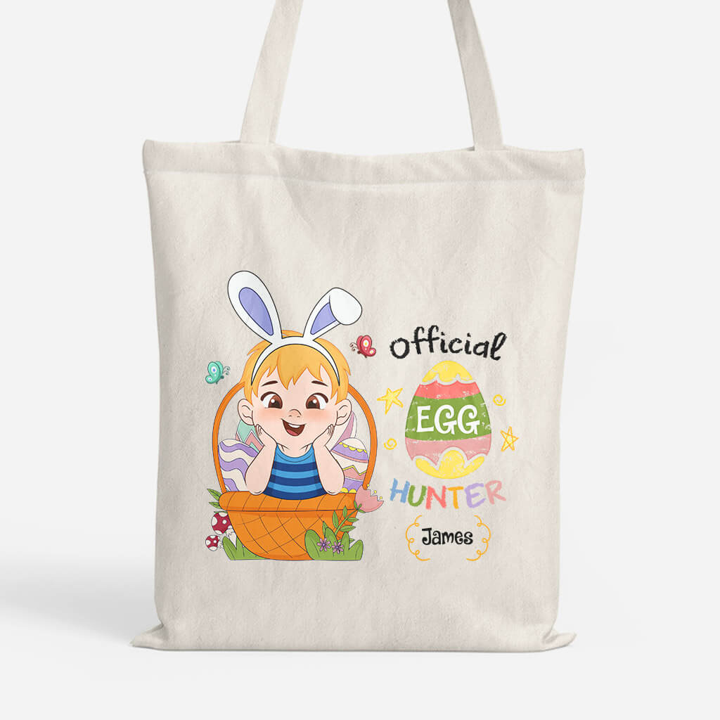 Personalised Official Egg Hunter Tote Bag