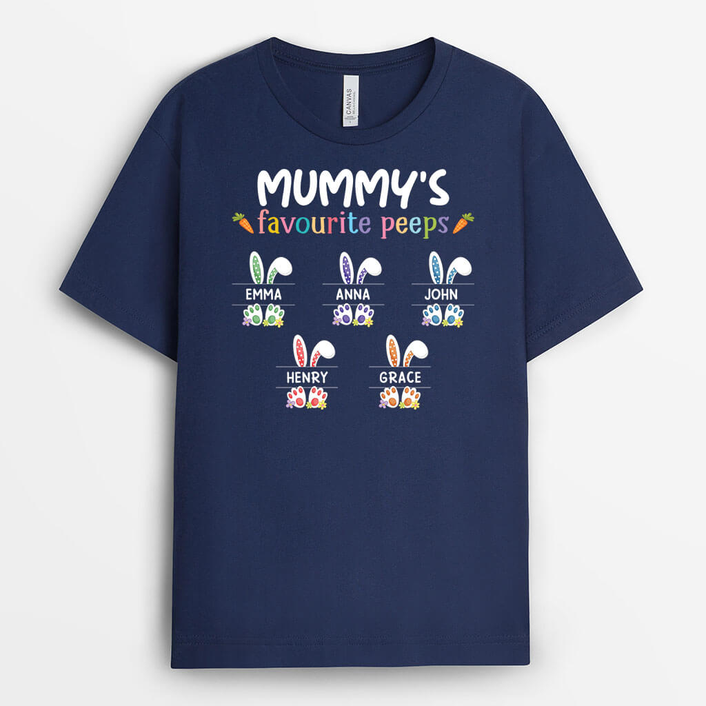 Personalised Grandma/Mummy's Favorite Peeps T-shirt