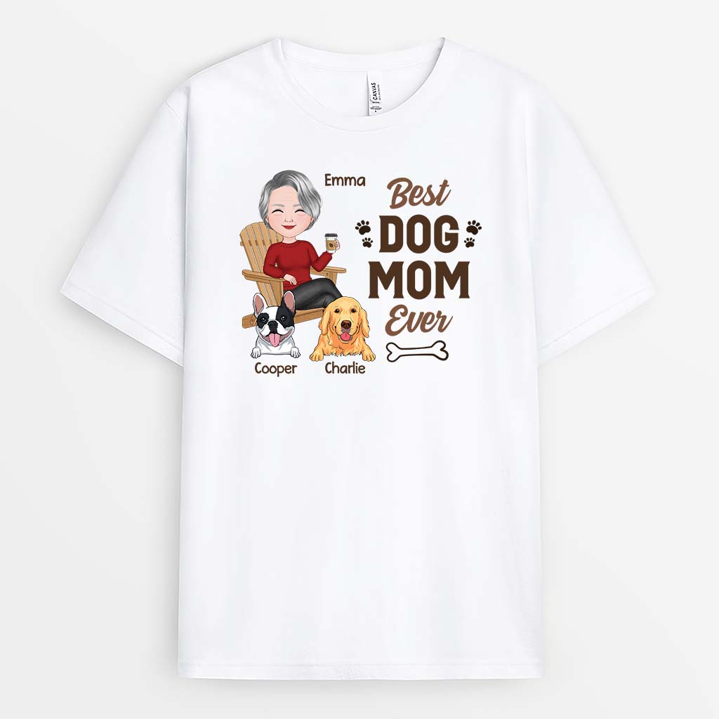 Personalised Best Dog Mum/Dad Ever T-shirt