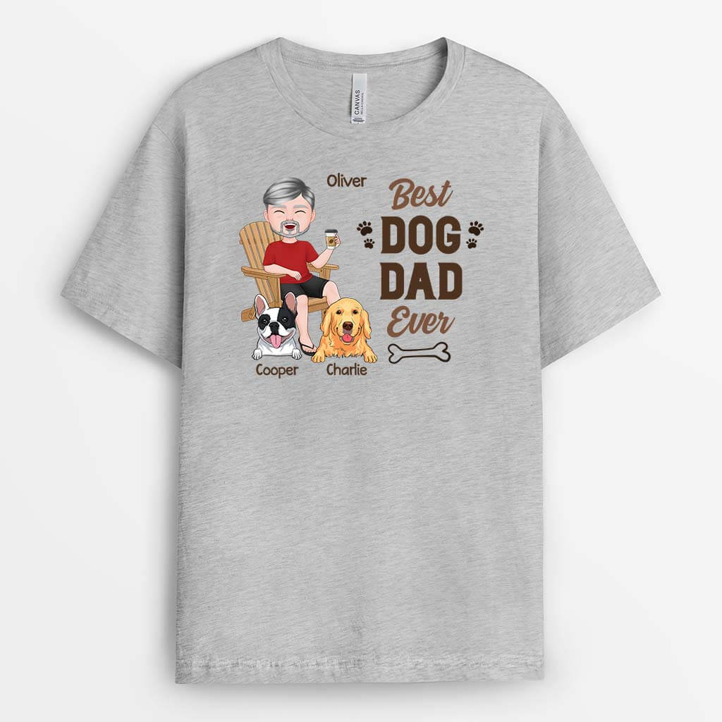 Personalised Best Dog Mum/Dad Ever T-shirt