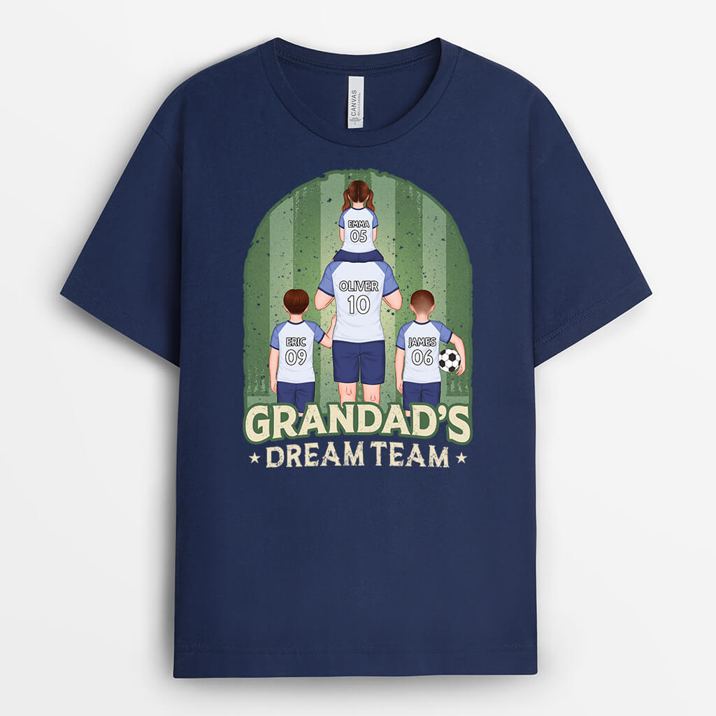 Personalised Daddy's Dream Team T-shirt