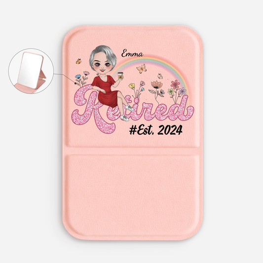 2068AUS1 custom compact mirror retirement gifts for momgrandma 2068aj6r5a