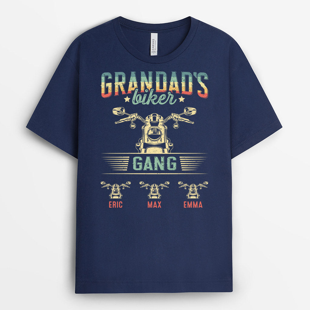Personalised Daddy/Grandad's Biker Gang T-shirt