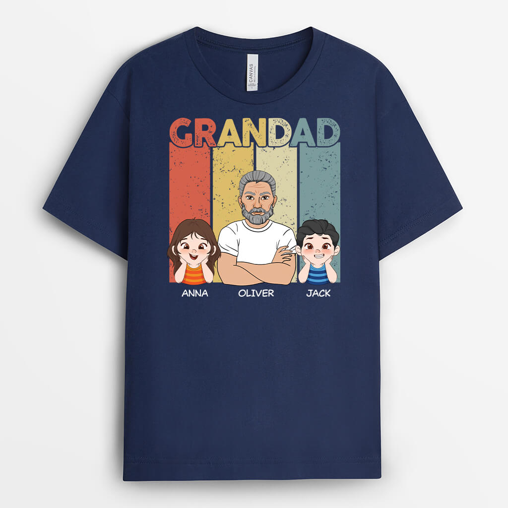 Personalised Grandad/Daddy Band T-shirt