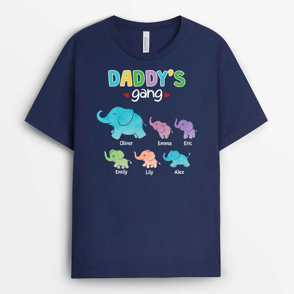 Personalised Daddy/Grandad's Gang T-shirt