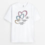 2128AUK1 personalised best wife mummy grandma with heart t shirt