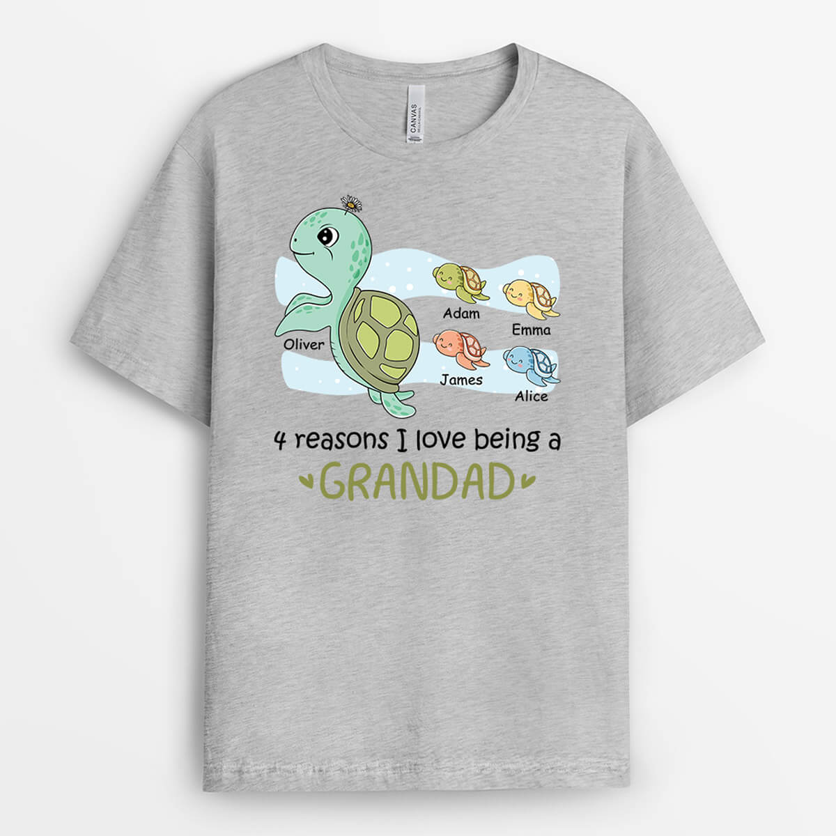 Personalised Reasons I Love Being A Grandma T-Shirt