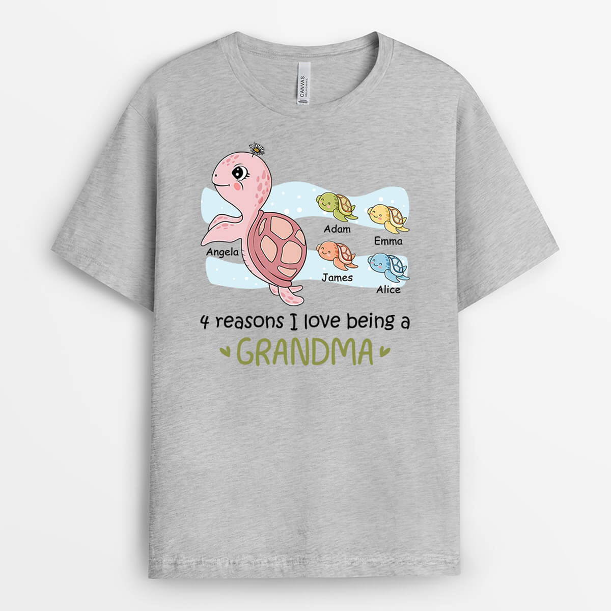 Personalised Reasons I Love Being A Grandad T-Shirt