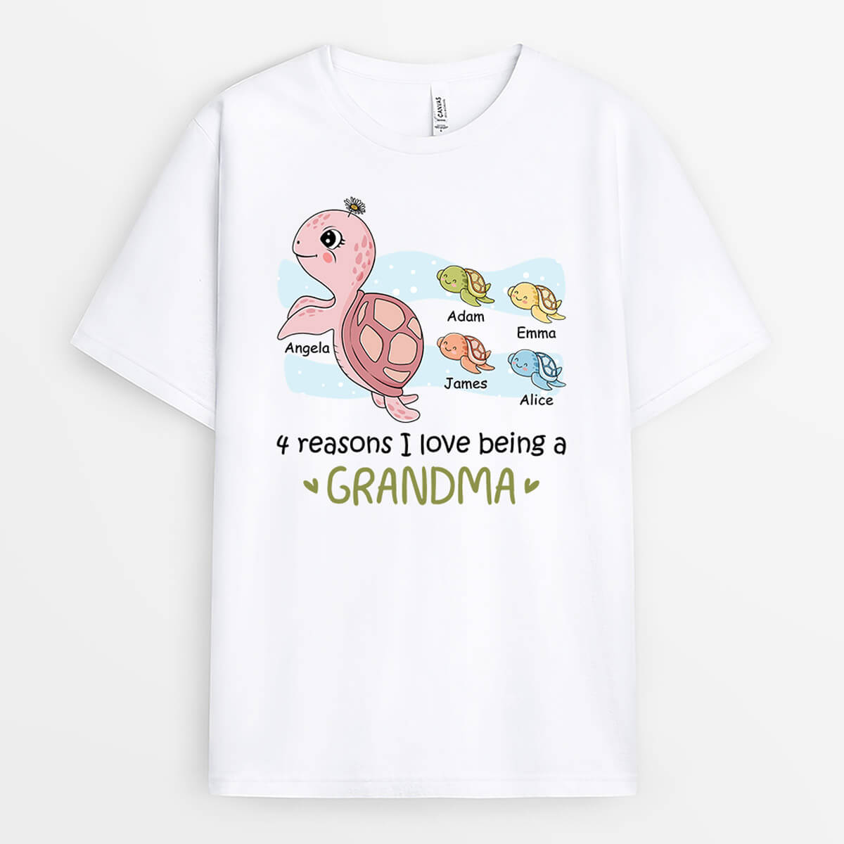 Personalised Reasons I Love Being A Grandma T-Shirt