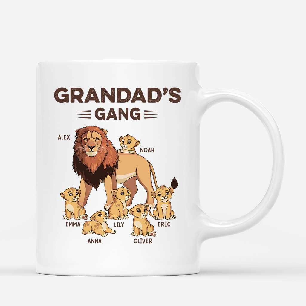 Personalised Daddy/Grandad's Lion Gang Mug