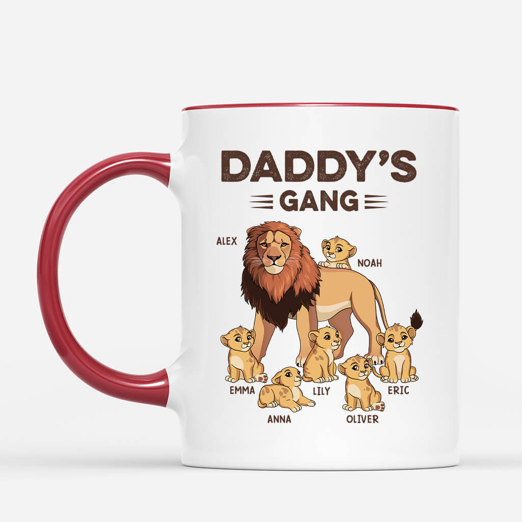 Personalised Daddy/Grandad's Lion Gang Mug