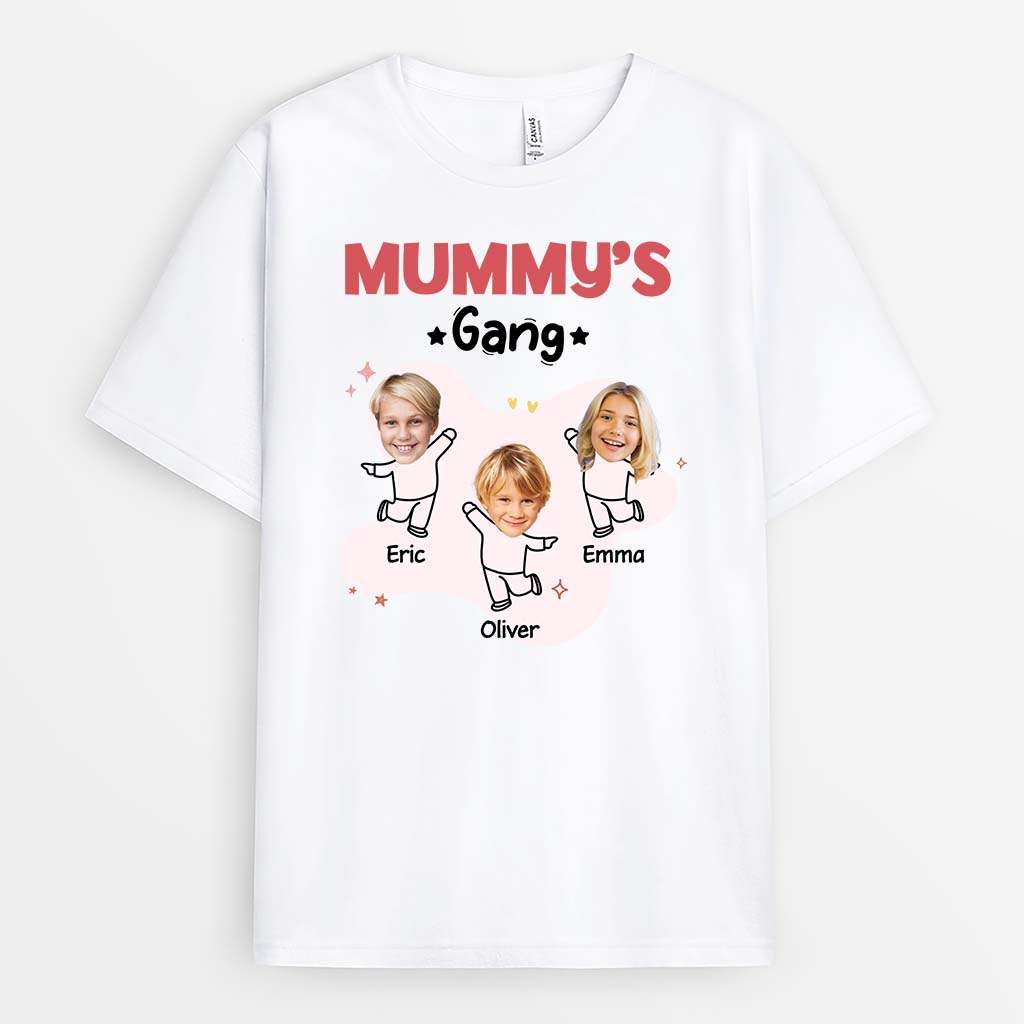 Personalised Mummy/Grandma's Gang T-Shirt